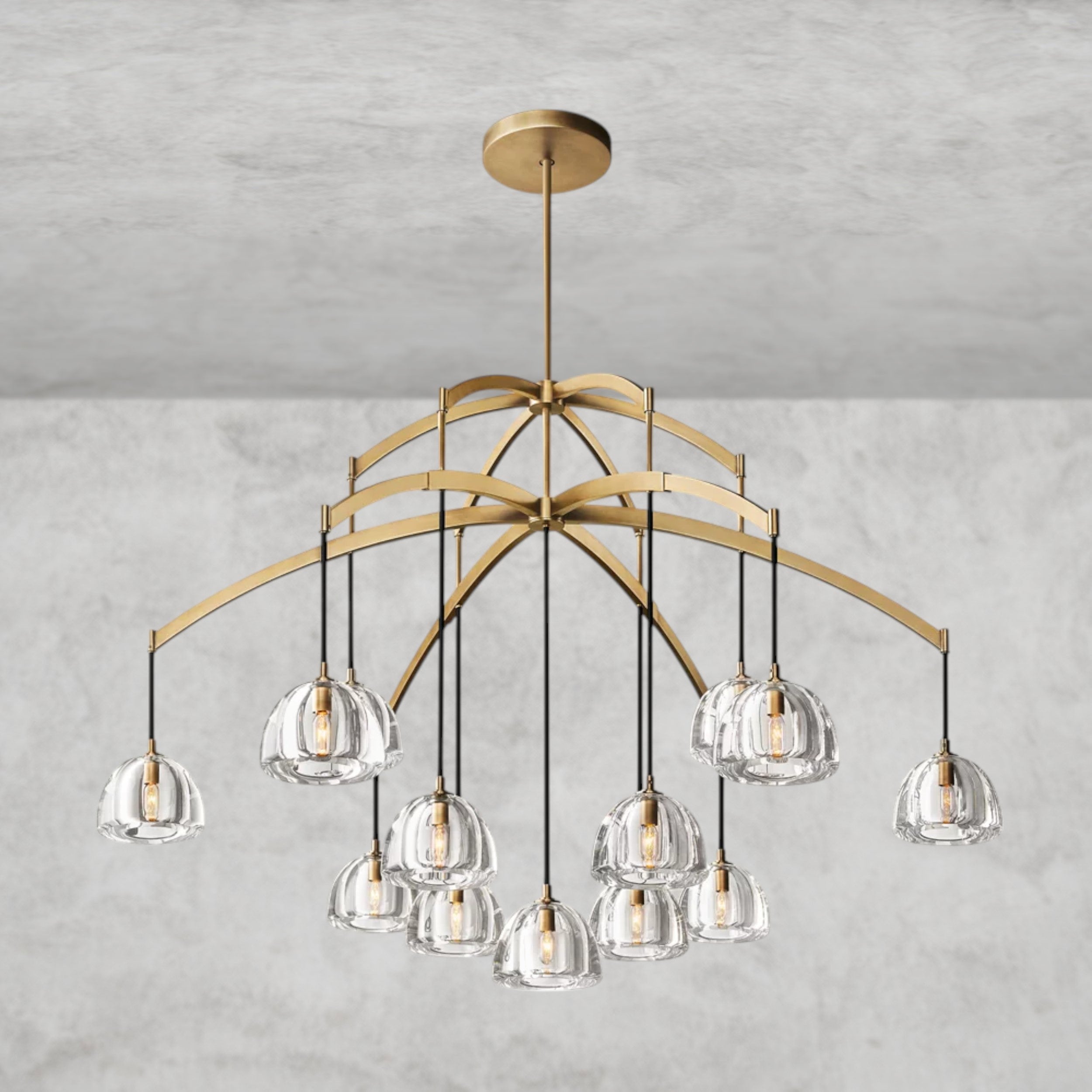 Hemisphere Round Chandelier 36", 48", 60"